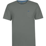 Polera Algodón Orgánico Hombre Basicpoc Gris Rockford