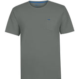 Polera Algodón Orgánico Hombre Basicpoc Gris Rockford
