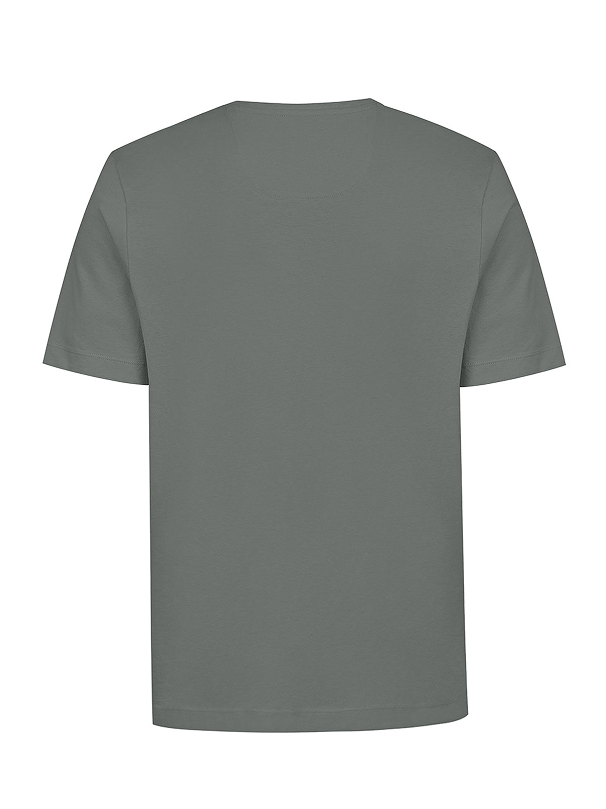 Polera Algodón Orgánico Hombre Basicpoc Gris Rockford