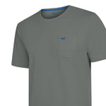 Polera Algodón Orgánico Hombre Basicpoc Gris Rockford