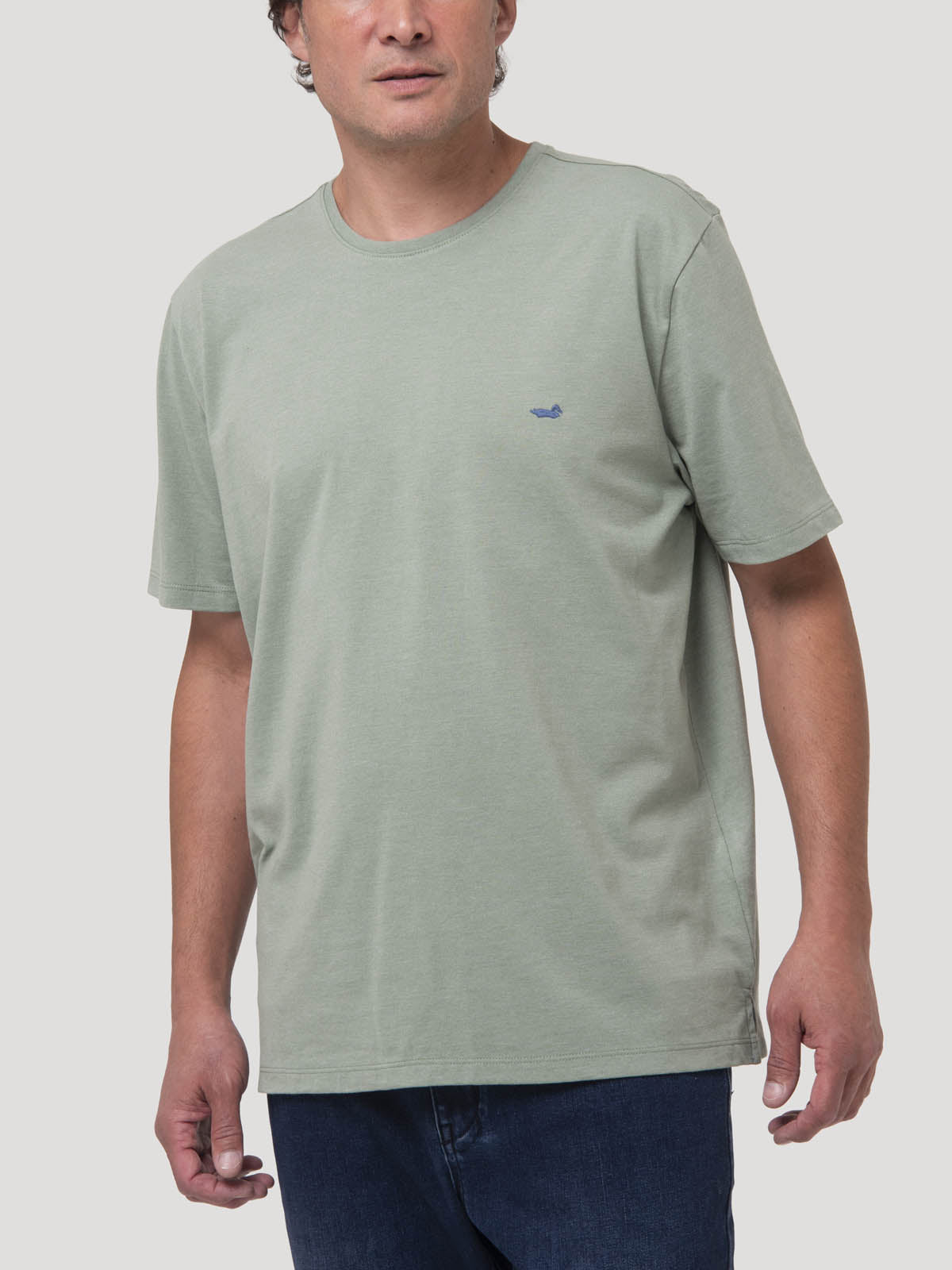 Polera Algodón Hombre Onetree Verde Rockford