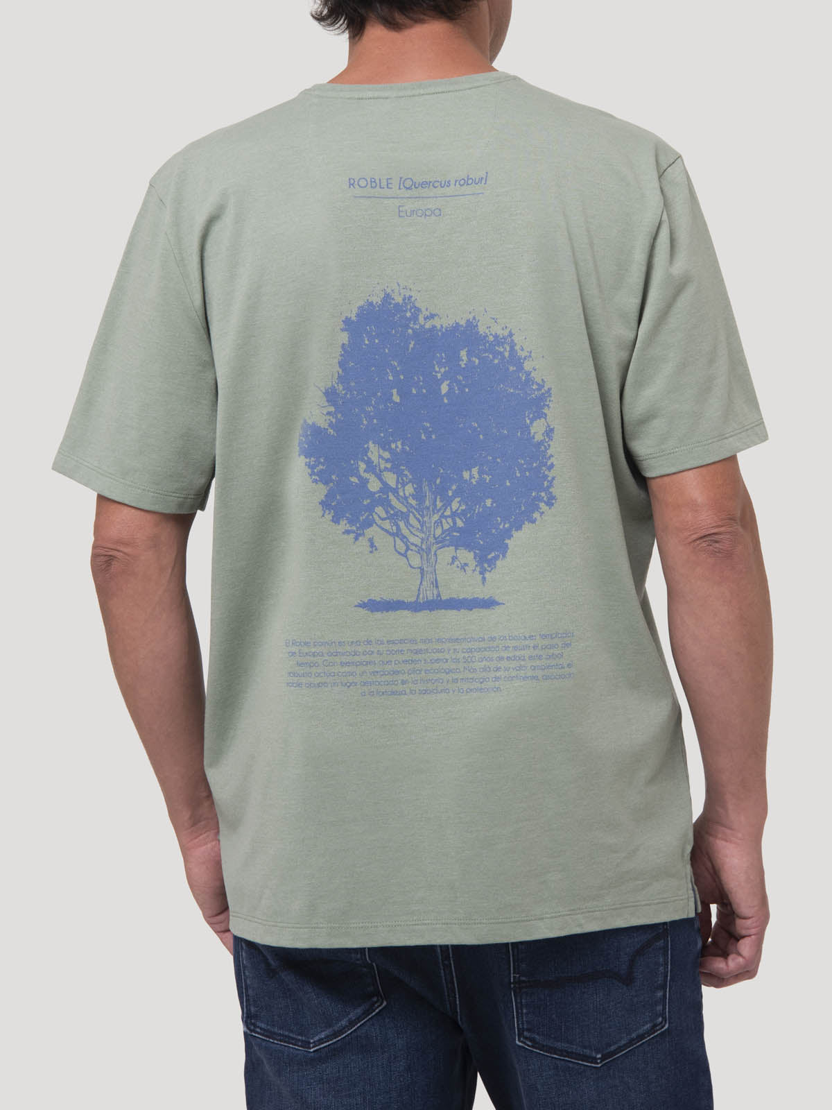 Polera Algodón Hombre Onetree Verde Rockford
