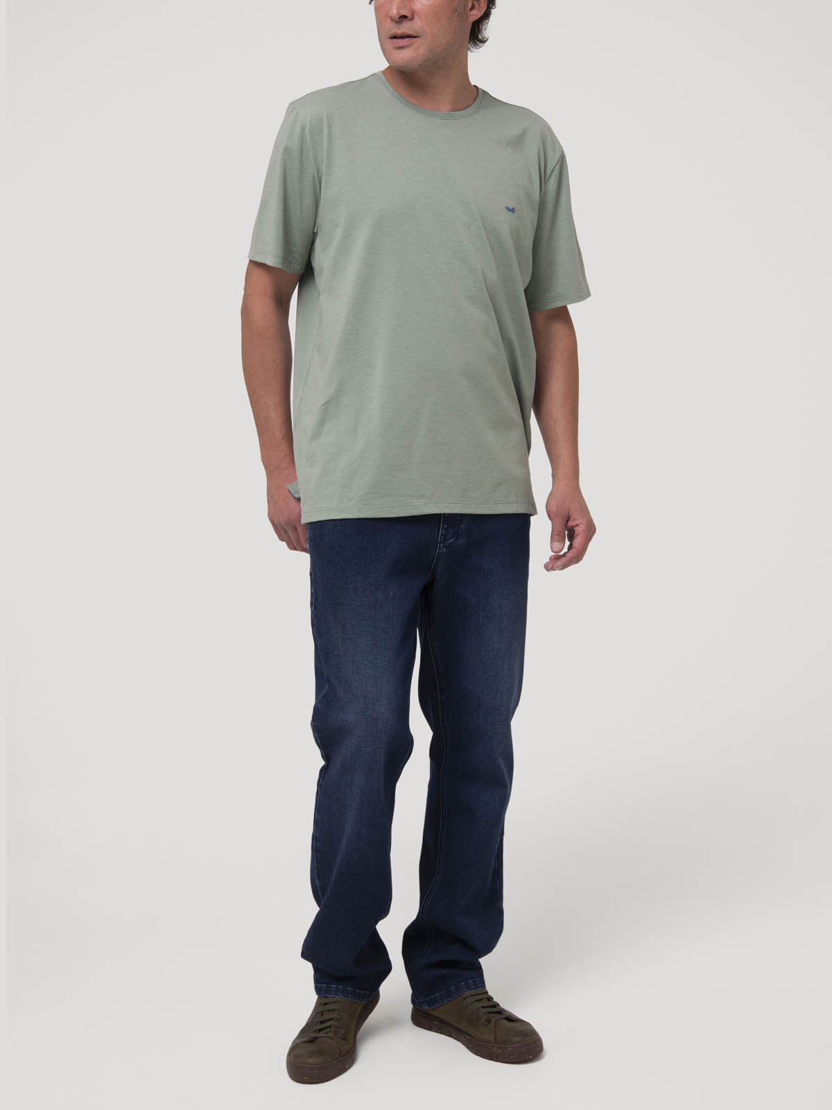 Polera Algodón Hombre Onetree Verde Rockford