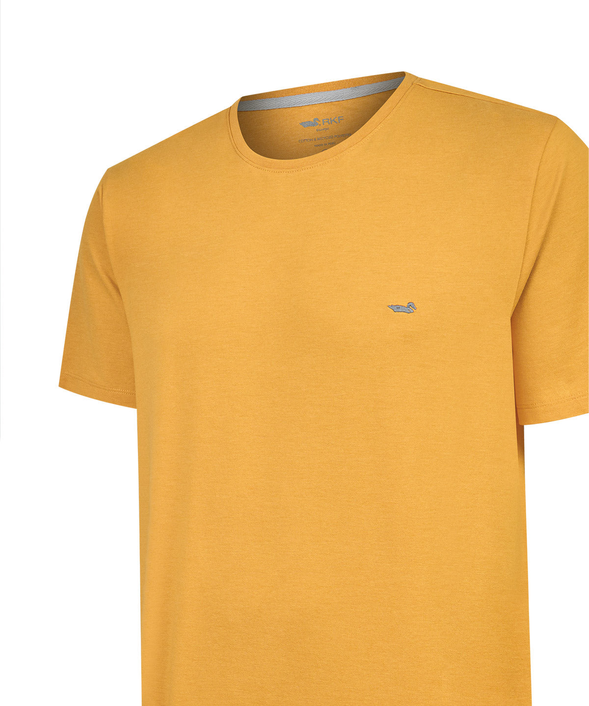 Polera Algodón Reciclado Hombre Onetree Azul Rockford