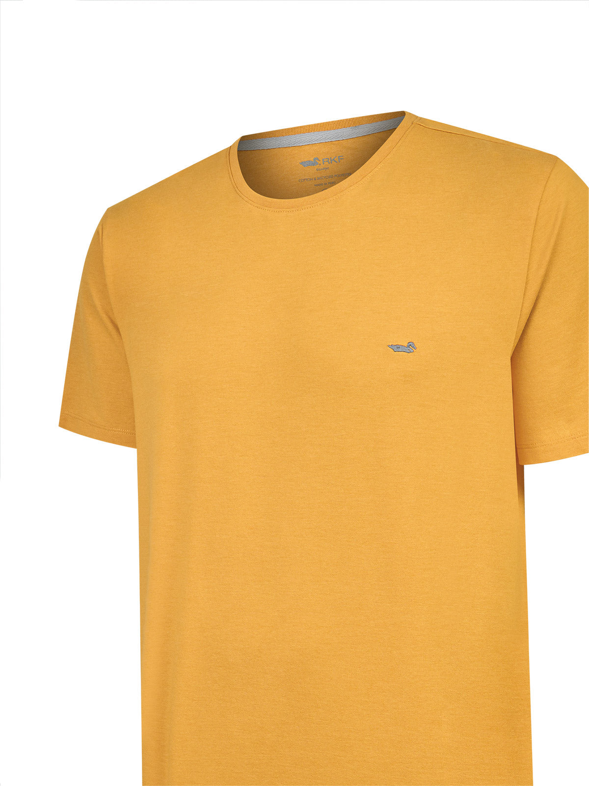 Polera Algodón Reciclado Hombre Onetree Azul Rockford
