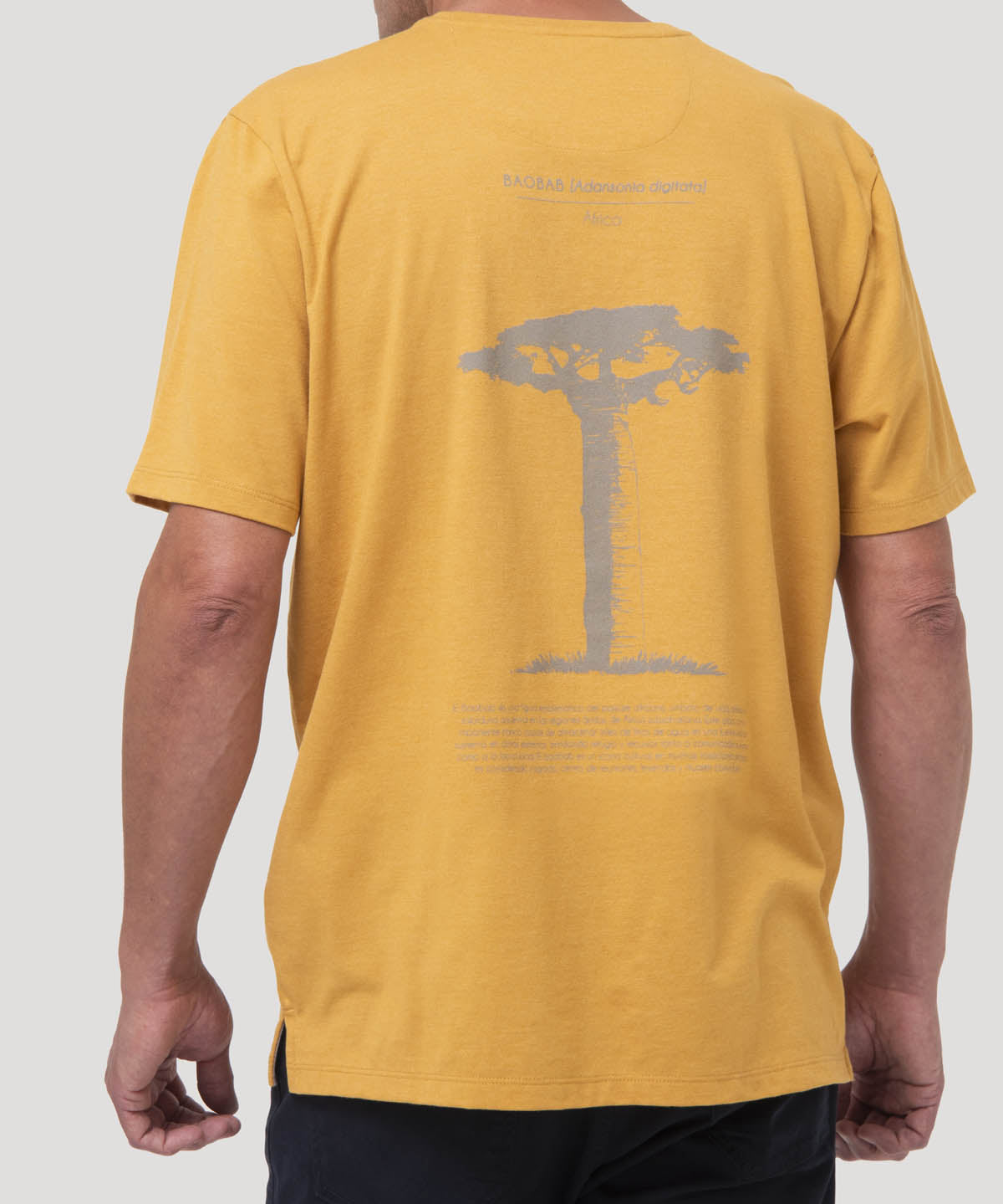 Polera Algodón Reciclado Hombre Onetree Azul Rockford