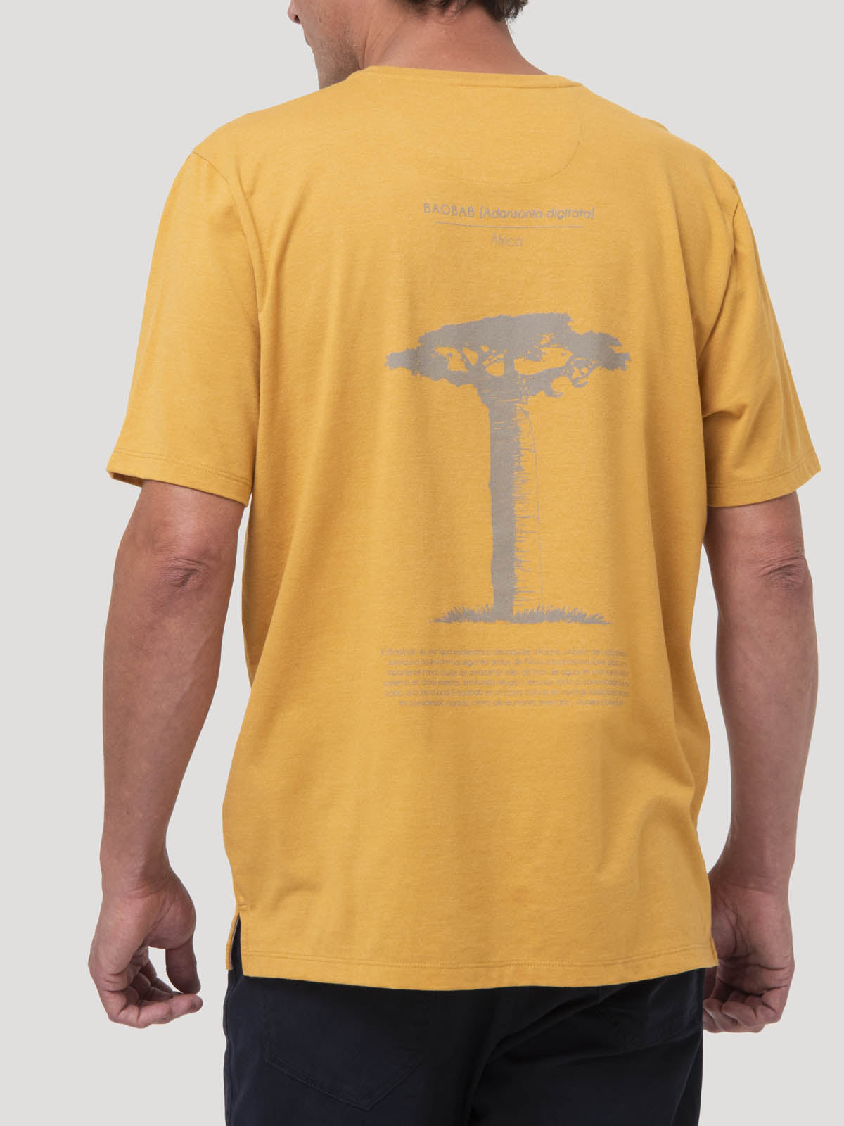 Polera Algodón Reciclado Hombre Onetree Azul Rockford