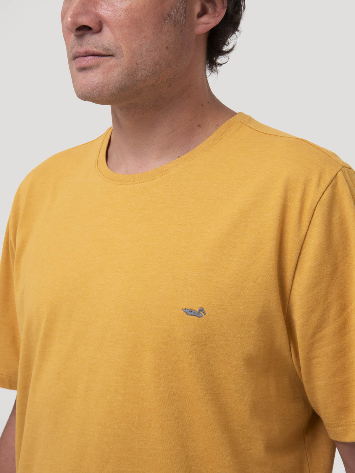 Polera Algodón Reciclado Hombre Onetree Azul Rockford