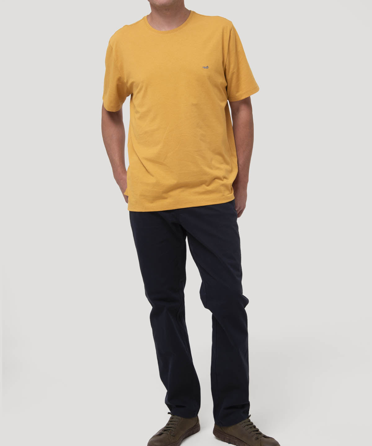 Polera Algodón Reciclado Hombre Onetree Azul Rockford