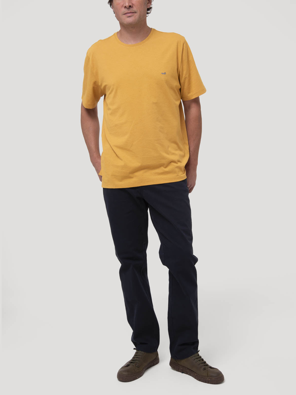 Polera Algodón Reciclado Hombre Onetree Azul Rockford