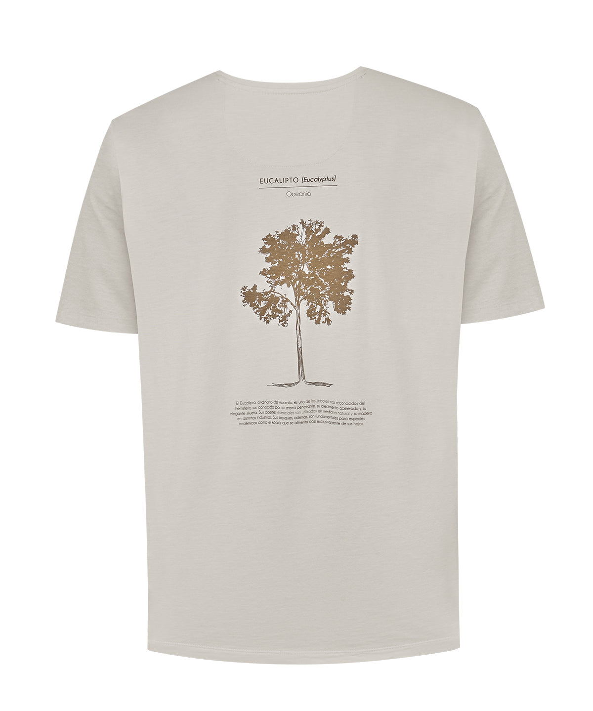 Polera Algodón Reciclado Hombre Onetree Azul Rockford