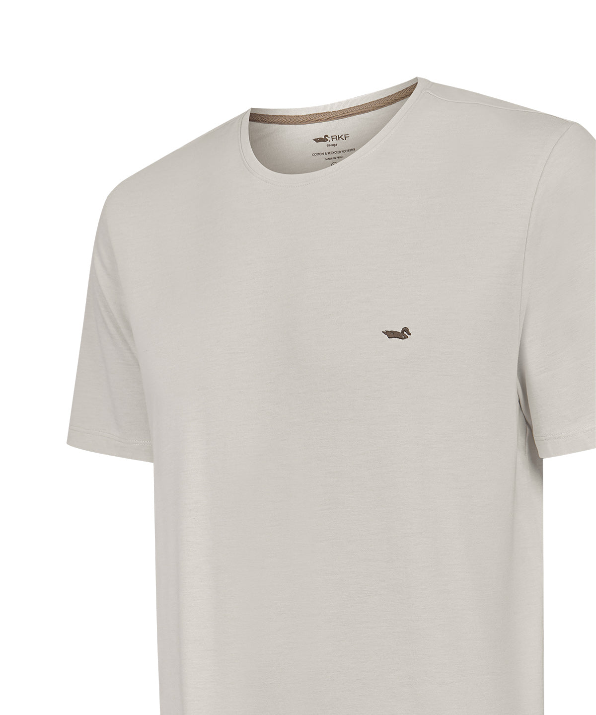 Polera Algodón Reciclado Hombre Onetree Azul Rockford