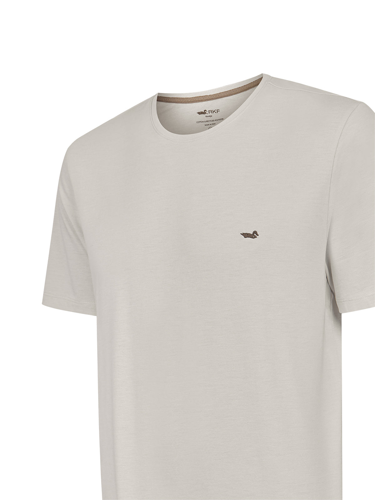 Polera Algodón Reciclado Hombre Onetree Azul Rockford