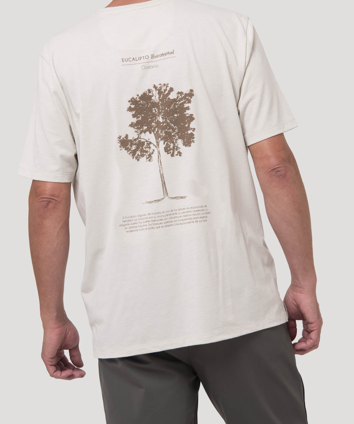 Polera Algodón Reciclado Hombre Onetree Azul Rockford