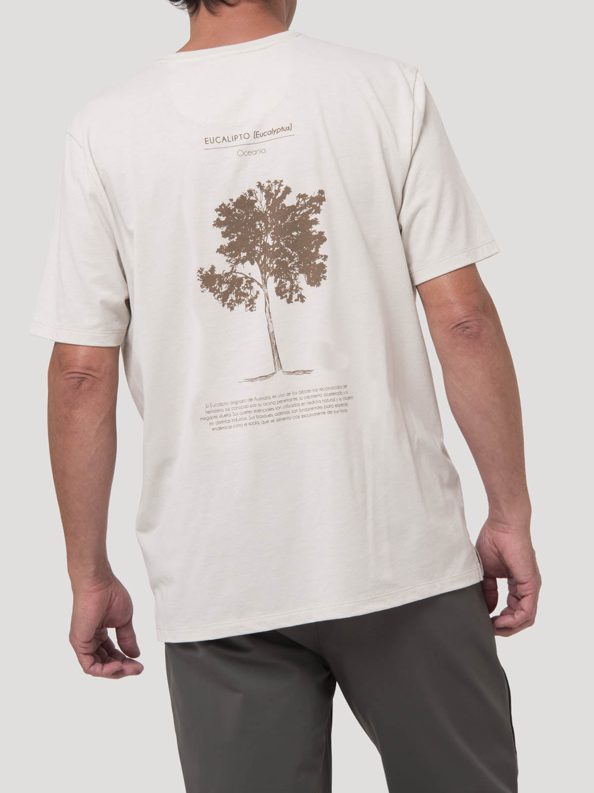 Polera Algodón Reciclado Hombre Onetree Azul Rockford