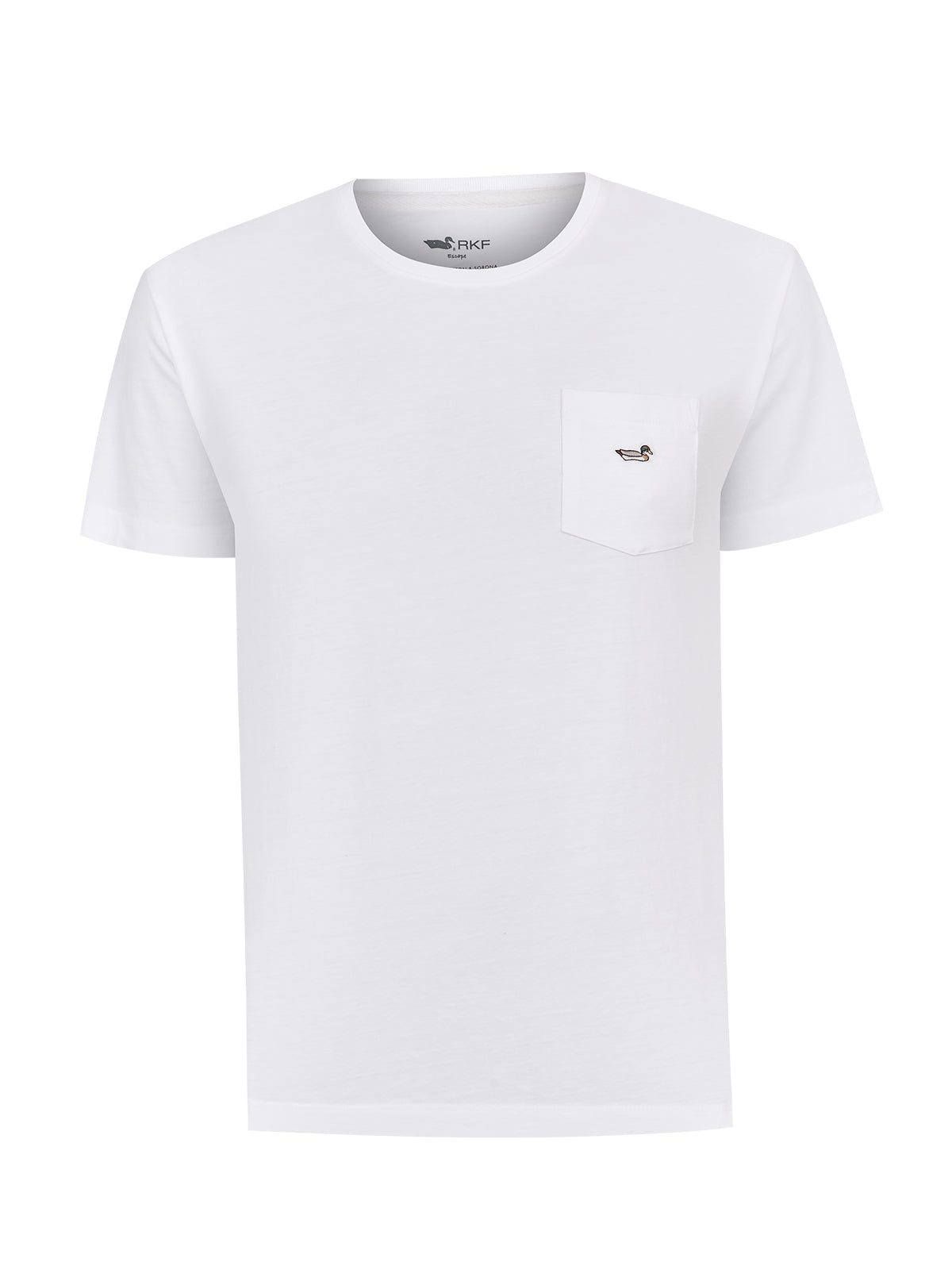 Polera Algodón Orgánico Hombre Drake Azul Rockford