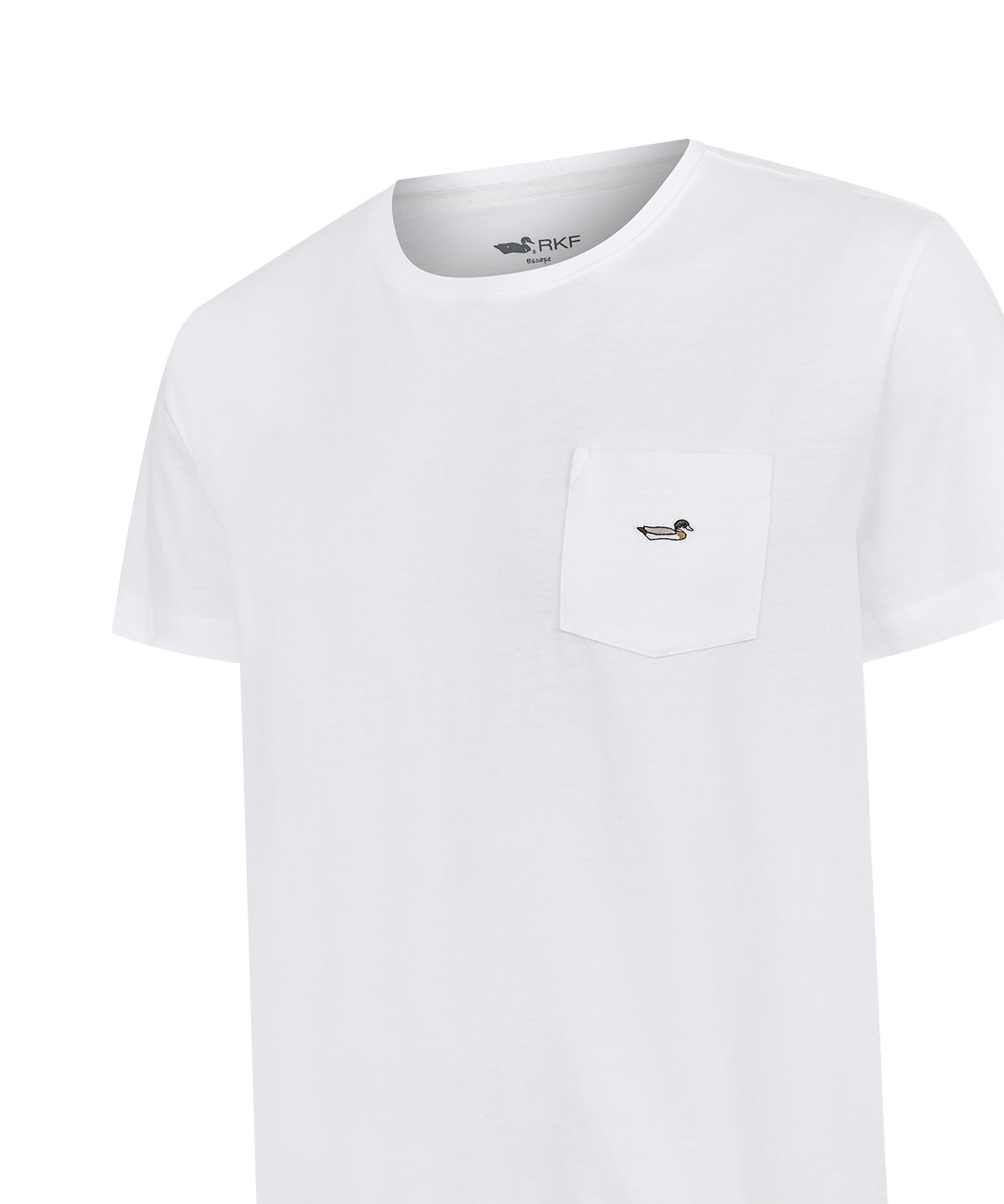 Polera Algodón Orgánico Hombre Drake Azul Rockford