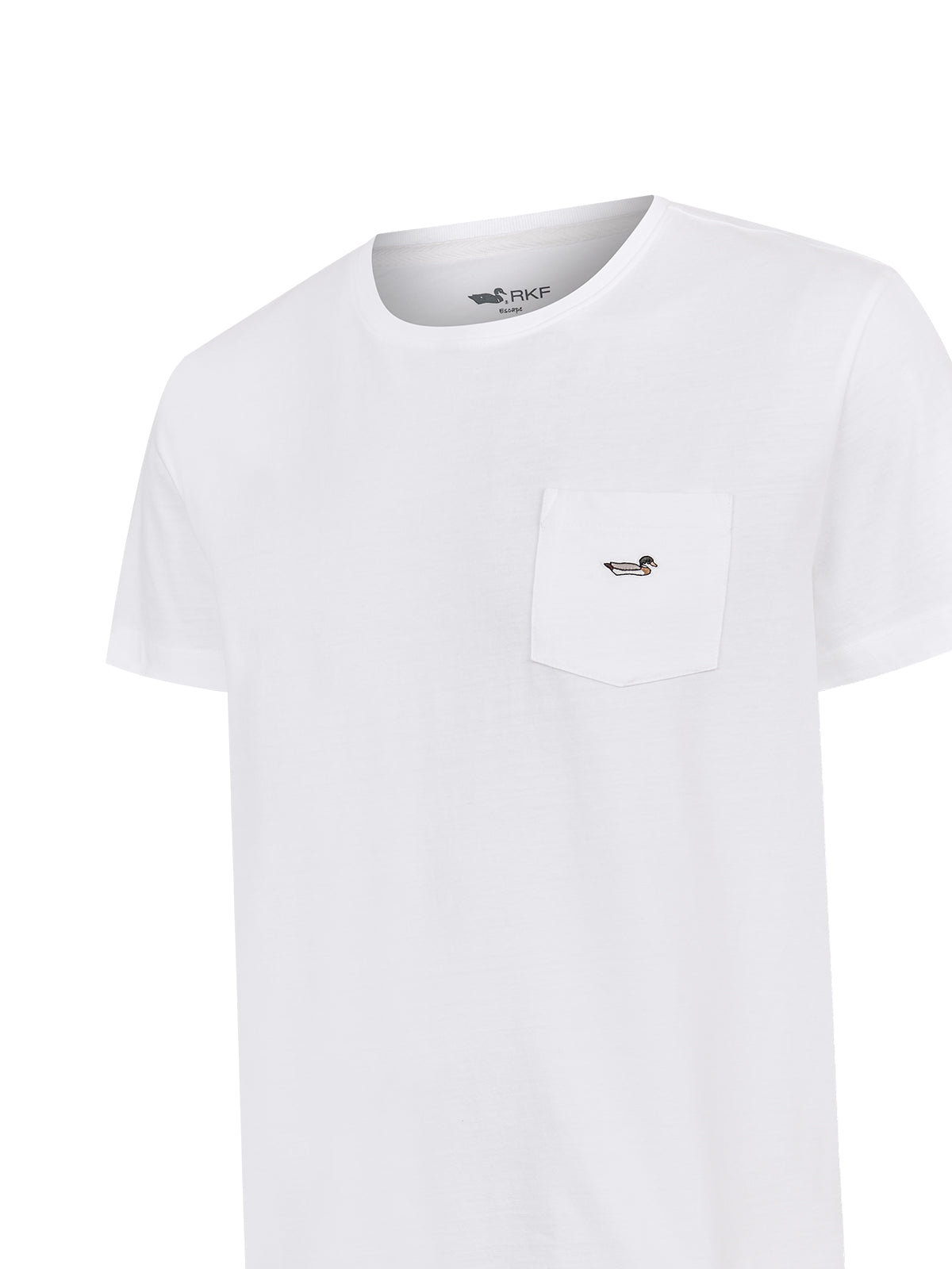 Polera Algodón Orgánico Hombre Drake Azul Rockford