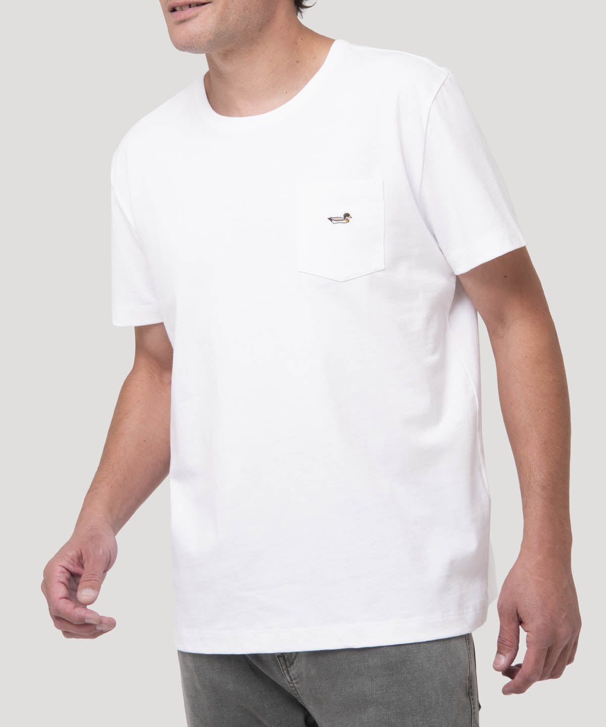 Polera Algodón Orgánico Hombre Drake Azul Rockford