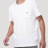 Polera Algodón Orgánico Hombre Drake Azul Rockford