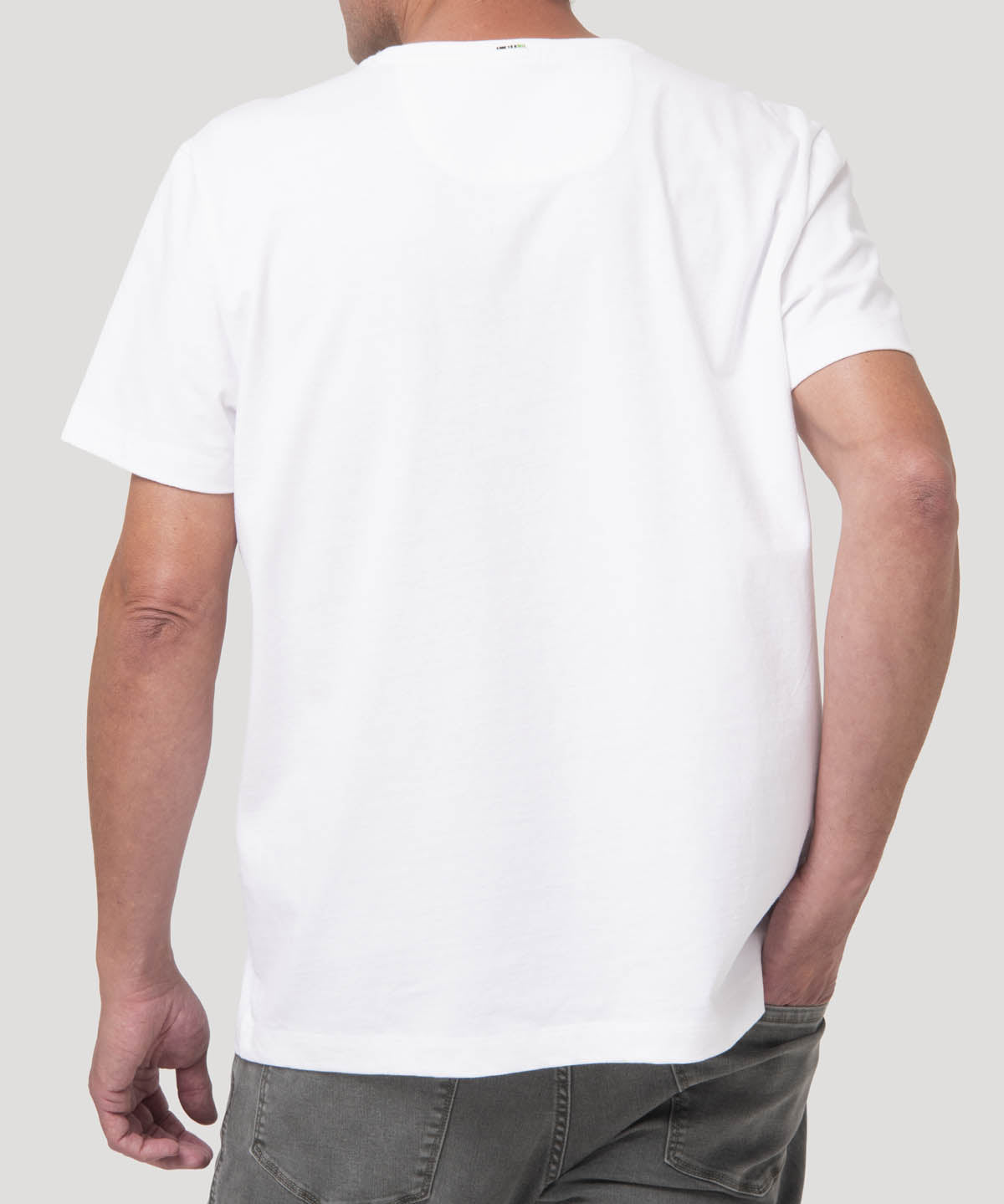 Polera Algodón Orgánico Hombre Drake Azul Rockford