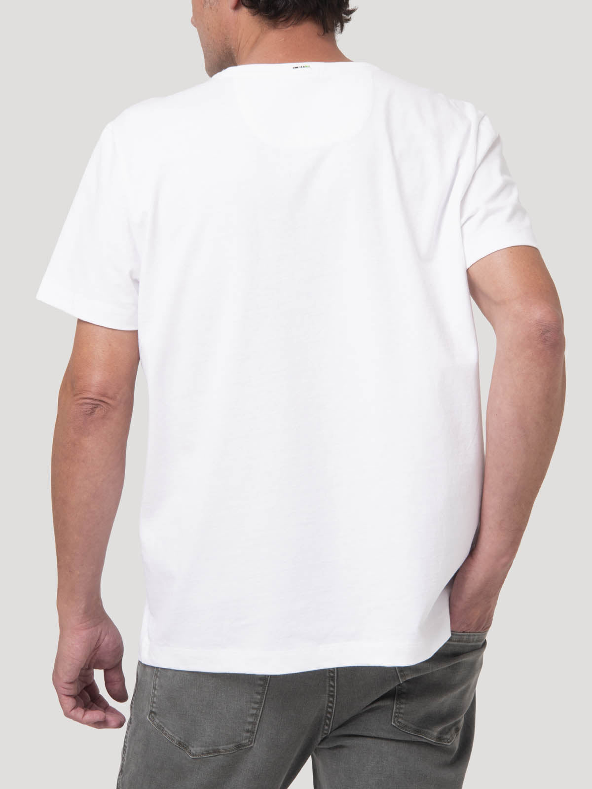 Polera Algodón Orgánico Hombre Drake Azul Rockford