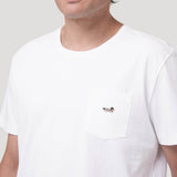 Polera Algodón Orgánico Hombre Drake Azul Rockford