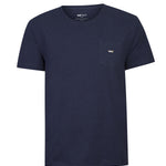 Polera Algodón Orgánico Hombre Drake Azul Rockford