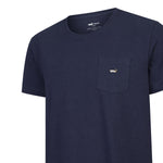 Polera Algodón Orgánico Hombre Drake Azul Rockford