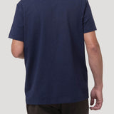 Polera Algodón Orgánico Hombre Drake Azul Rockford