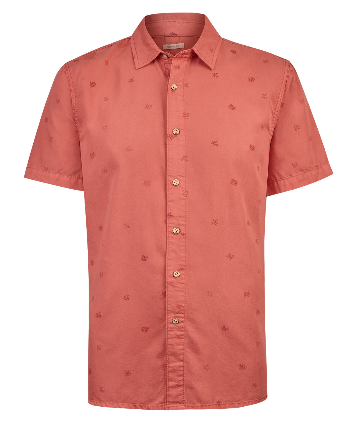 Camisa Tencel Hombre Tencelprint Rojo Rockford