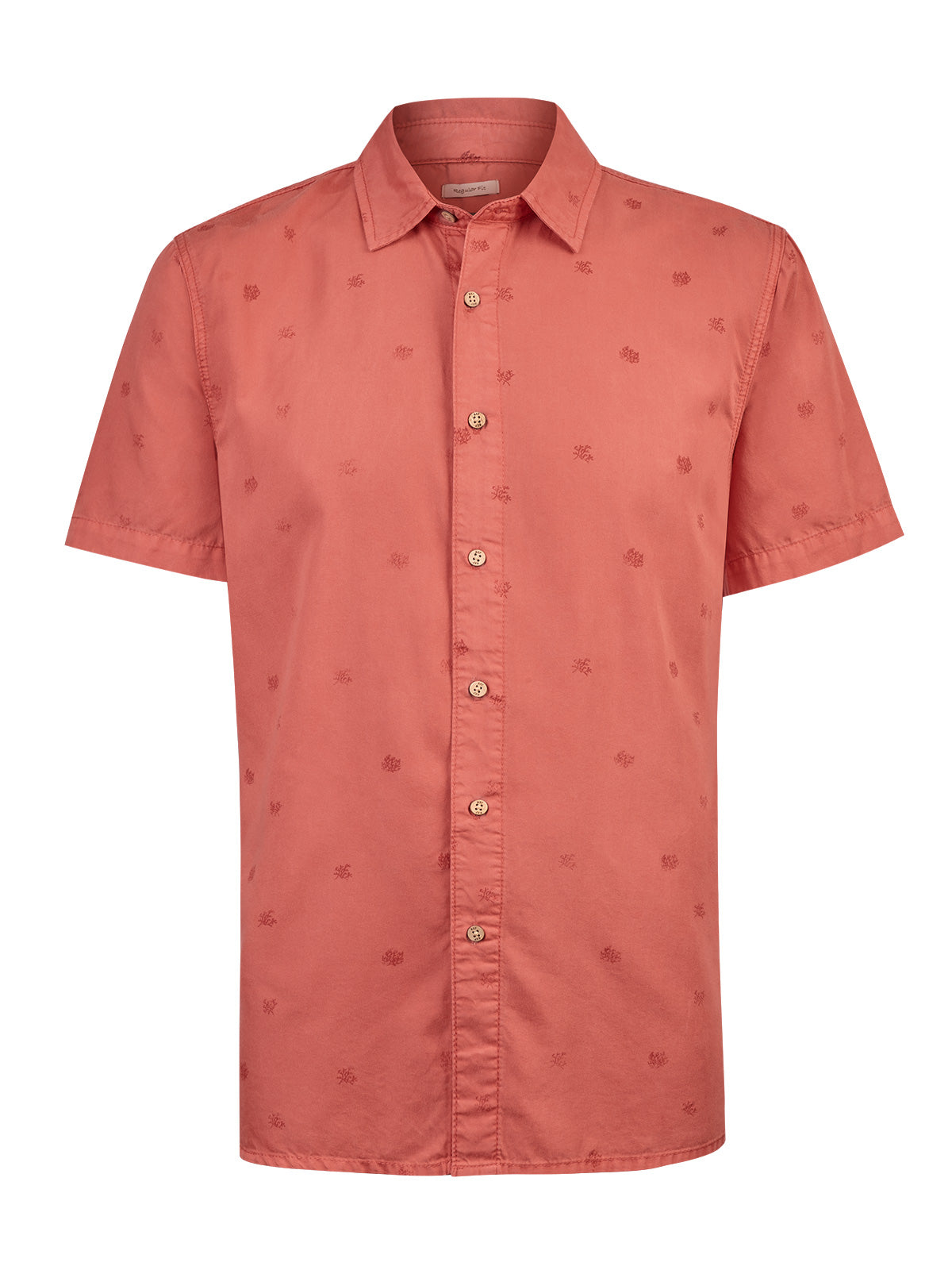 Camisa Tencel Hombre Tencelprint Rojo Rockford