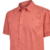 Camisa Tencel Hombre Tencelprint Rojo Rockford