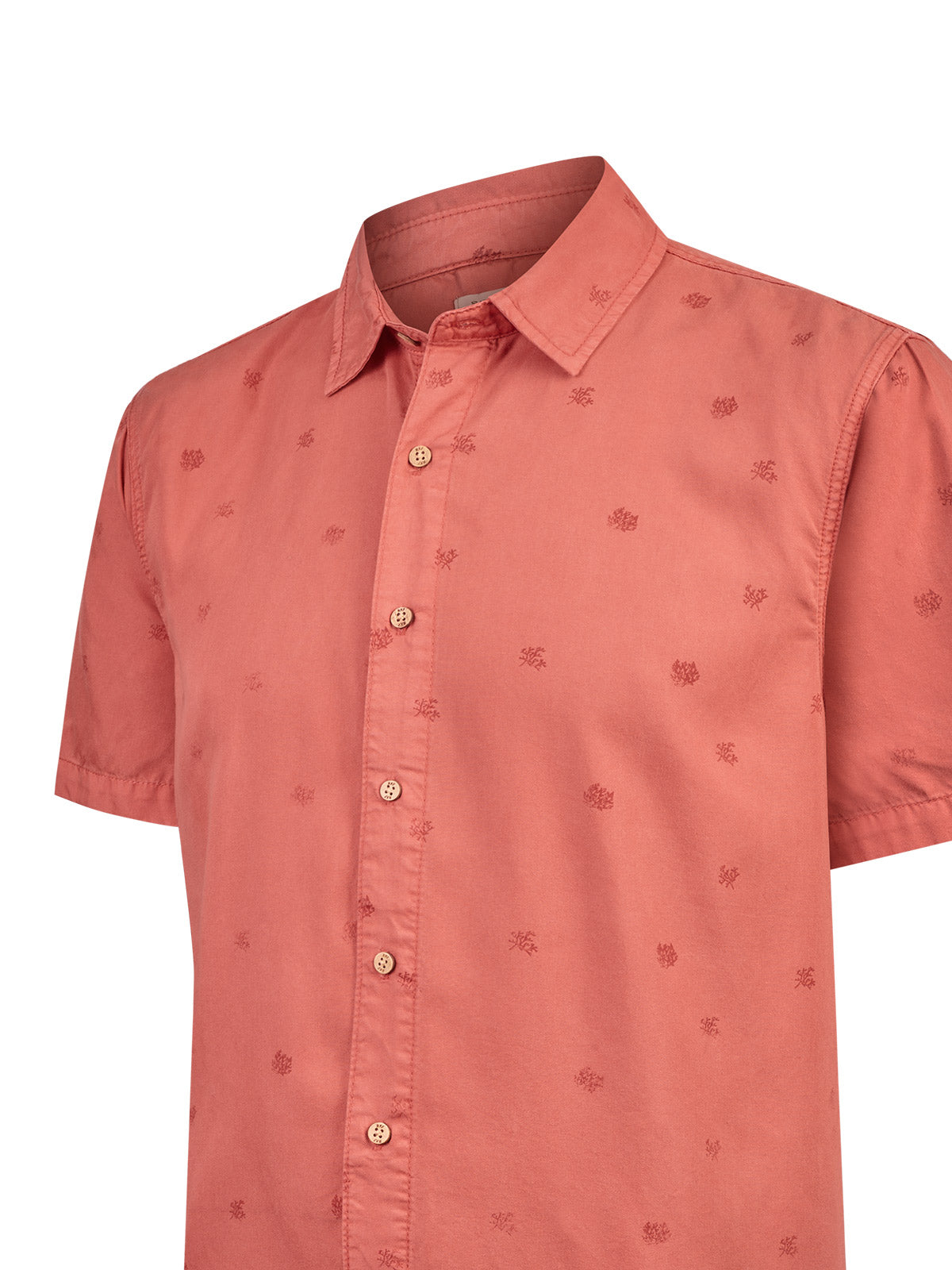 Camisa Tencel Hombre Tencelprint Rojo Rockford