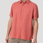 Camisa Tencel Hombre Tencelprint Rojo Rockford