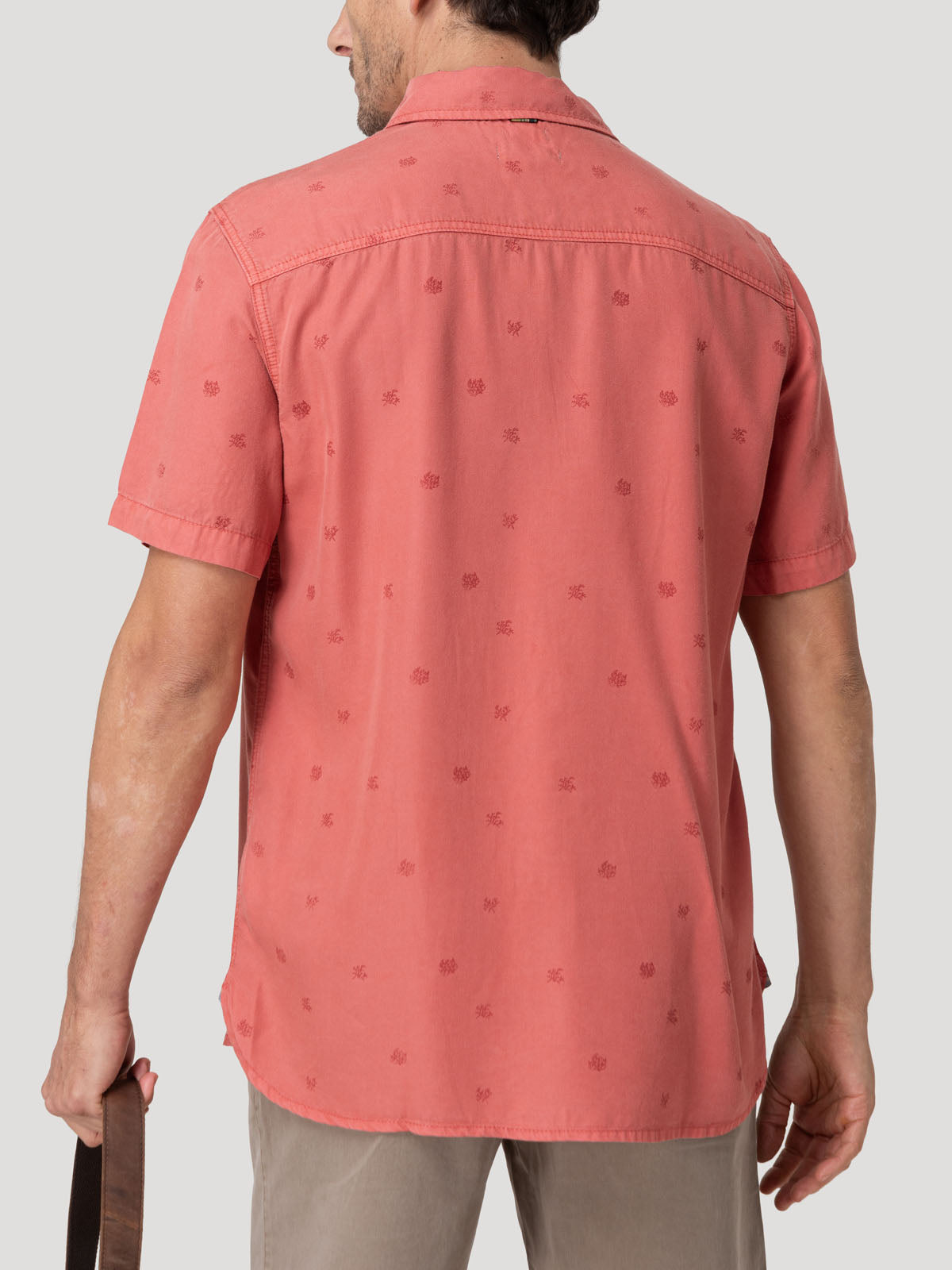 Camisa Tencel Hombre Tencelprint Rojo Rockford