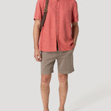 Camisa Tencel Hombre Tencelprint Rojo Rockford