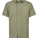 Camisa Tencel Hombre Tencelprint Verde Rockford