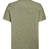Camisa Tencel Hombre Tencelprint Verde Rockford
