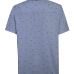 Camisa Tencel Hombre Tencelprint Azul Rockford