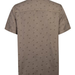 Camisa Tencel Hombre Tencelprint Café Rockford