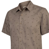 Camisa Tencel Hombre Tencelprint Café Rockford