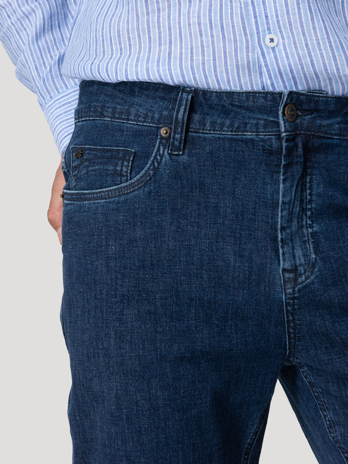 Jeans Fibras Recicladas Hombre Bari Azul Rockford