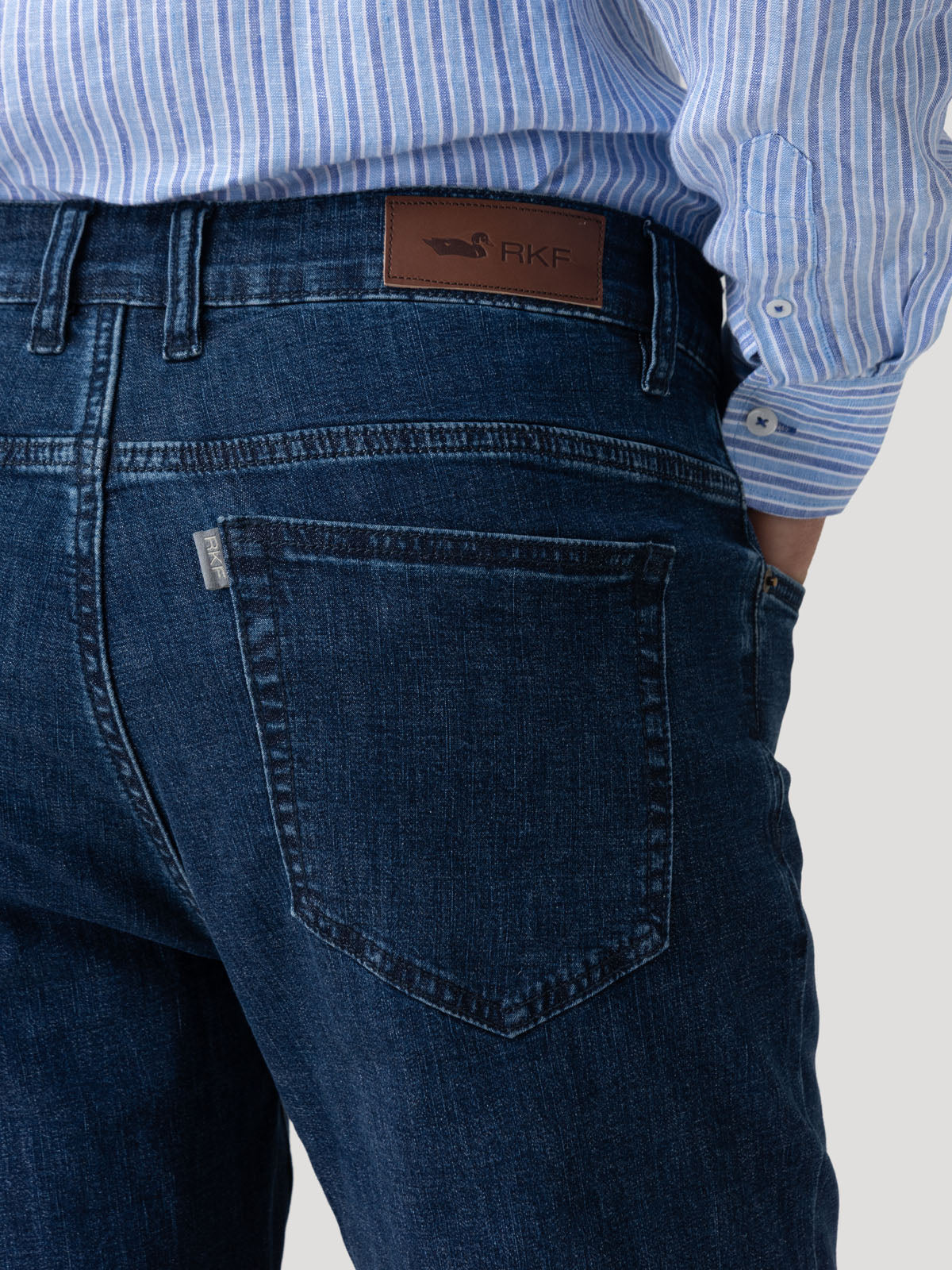 Jeans Fibras Recicladas Hombre Bari Azul Rockford