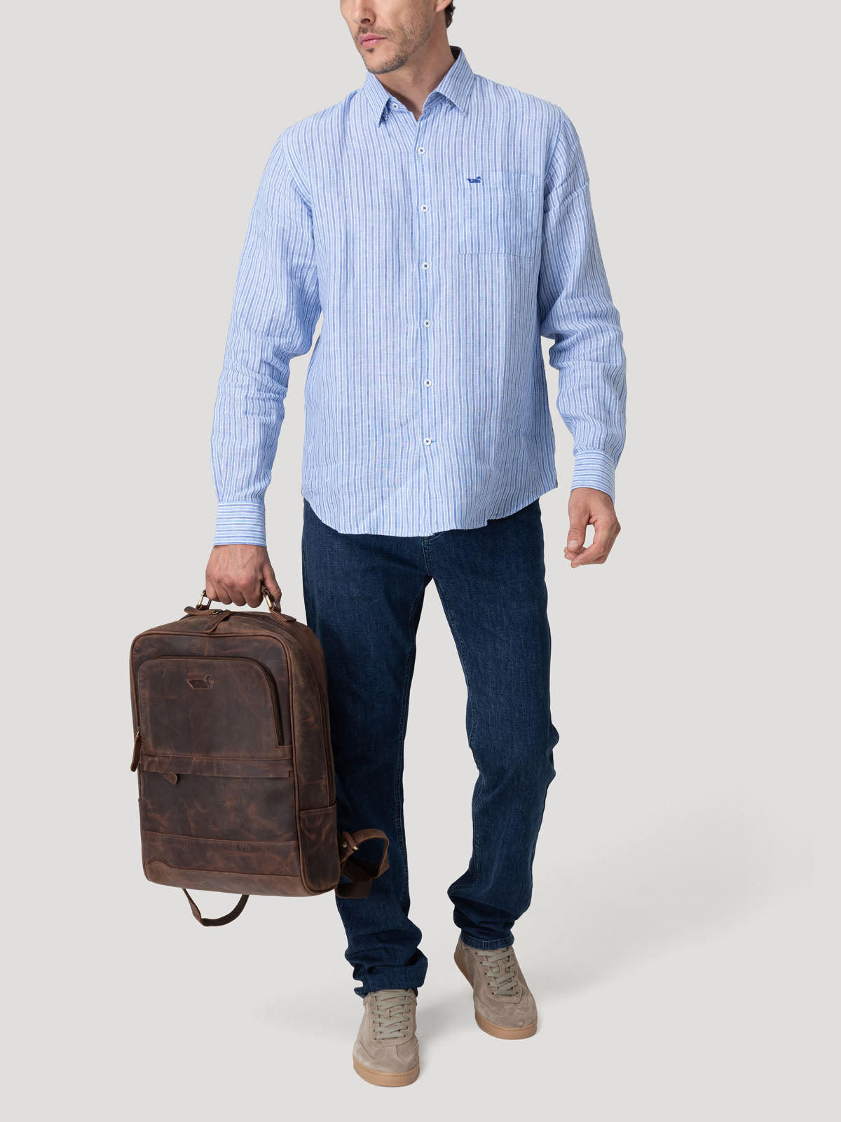 Jeans Fibras Recicladas Hombre Bari Azul Rockford