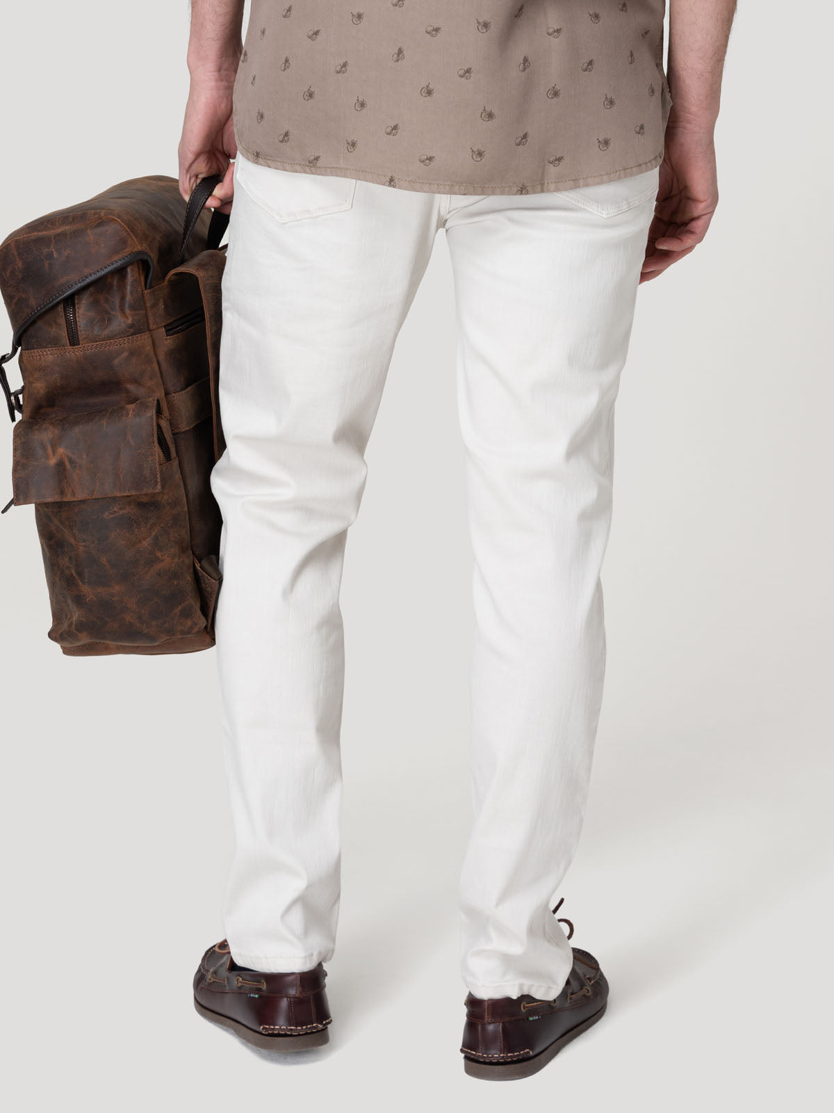 Jeans Fibras Recicladas Hombre Baycolor Beige Rockford