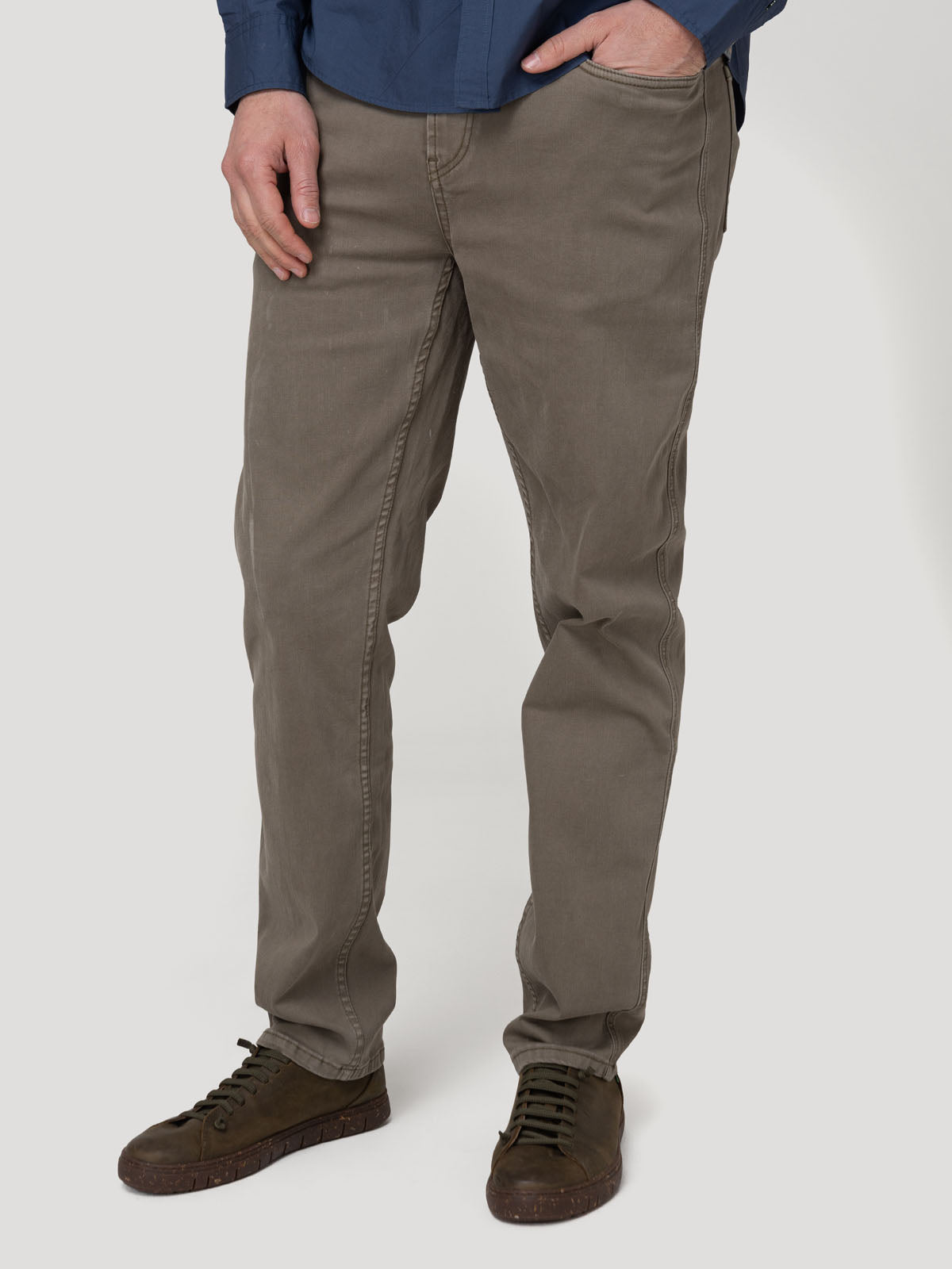 Jeans Fibras Recicladas Hombre Baycolor Verde Rockford