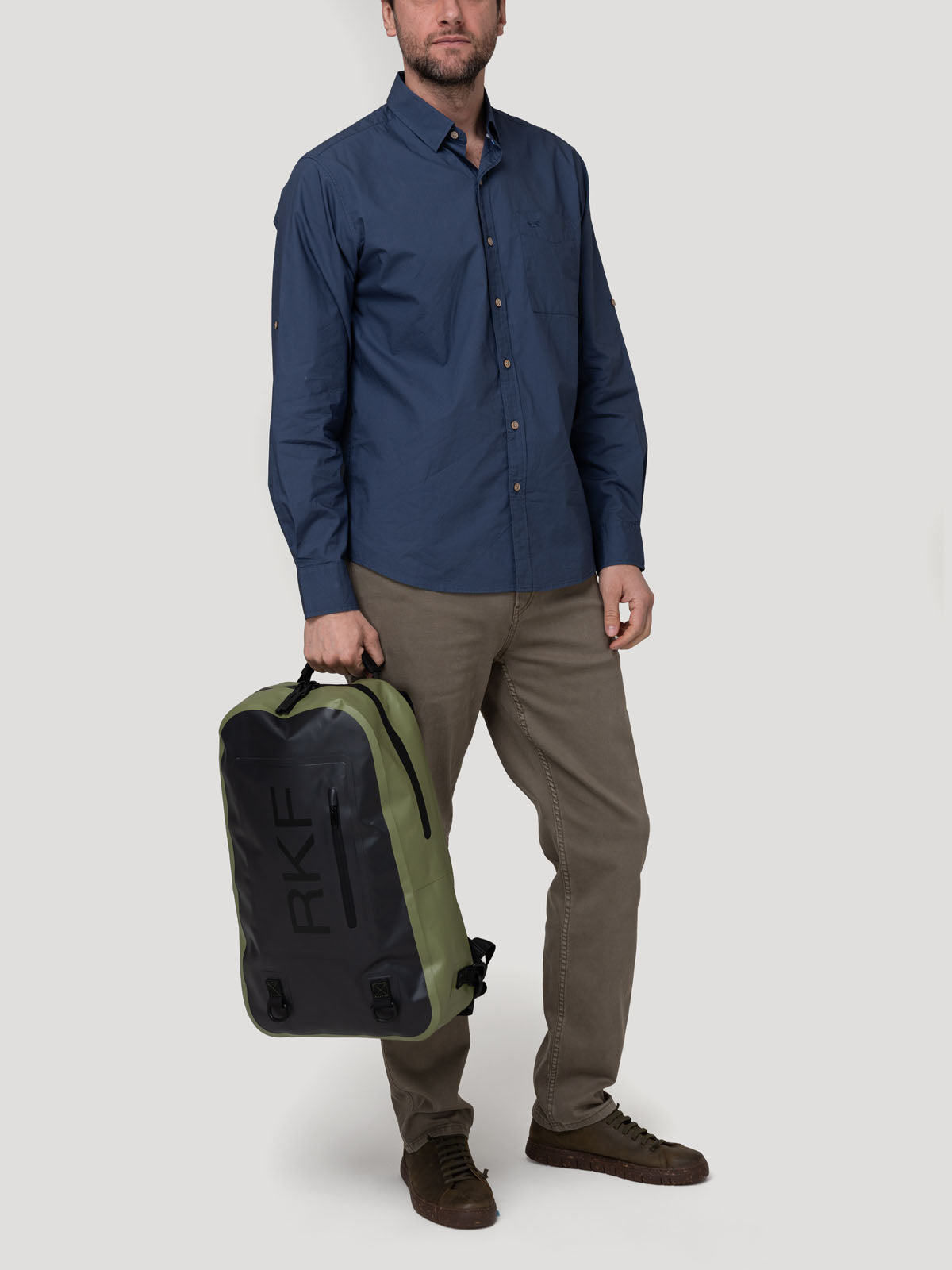 Jeans Fibras Recicladas Hombre Baycolor Verde Rockford