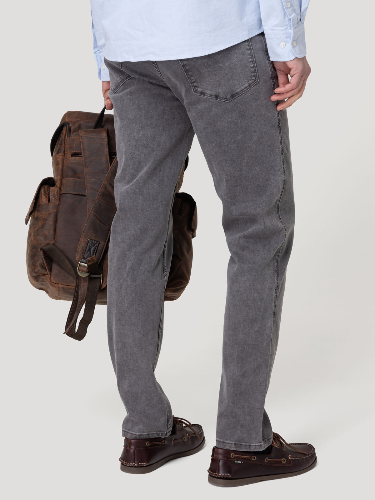 Jeans Fibras Recicladas Hombre Baycolor Gris Rockford