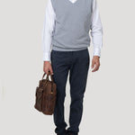 Sweater Algodón Orgánico Hombre Rivo Gris Rockford